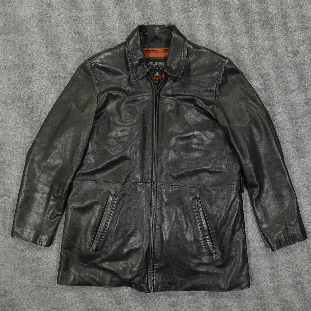 Wilsons Leather Jacket Womens 1X‎ Black Pelle Studio Thinsulate Ultra Insulated